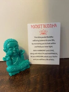 Ganz "PROSPERITY BUDDHA" 1.5" T Figurine with Poem Card - Picture 1 of 2