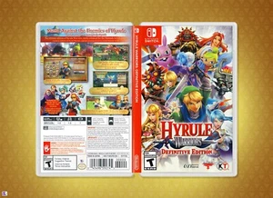 Hyrule Warriors Definitive Edition COVER ART: Insert / Case for Nintendo Switch - Picture 1 of 3