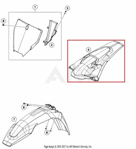 NEW OEM HUSQVARNA FC250 FC 250 REAR FENDER BLUE -WITH DECAL- 2016 16 Foto 1 de 1