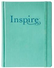 Tyndale NLT Inspire Bible [Hardcover, Aquamarine]: Journaling Bible with Over 40