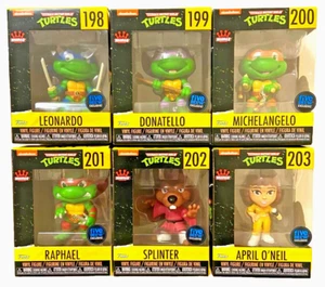 TEENAGE MUTANT NINJA TURTLES Funko Minis 2 1/2" Vinyl Figure Complete Set - Picture 1 of 3