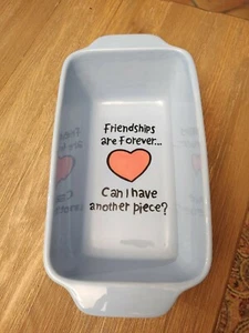 Bird Brain 2005 Meatloaf glass  Friendships Are Forever Can I Have another piece - Picture 1 of 8