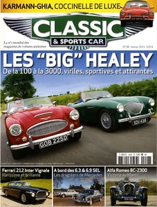 CLASSIC AND SPORTS CAR F S2 n°27 HEALEY de la 100 à la 3000 ALFA ROMEO 8C-2300 - Foto 1 di 1