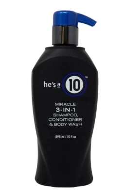 He's a 10 Miracle 3-in-1 Shampoo/Conditioner/Body Wash 10 OZ - Image 1 of 4
