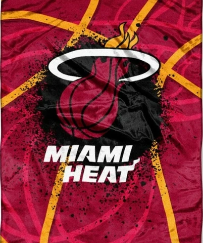 Miami Heat NBA 60" x 80" Blanket Thick Soft Plush Cover