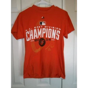 Vintage Majestic Baltimore Orioles 2014 AL East Division Champions MLB T-Shirt S - Bild 1 von 3