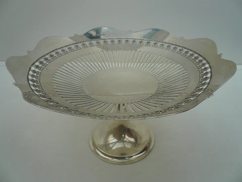 Sterling Silver Comport Bowl, Fergenbaum & Son, Birmingham 1922 Cover