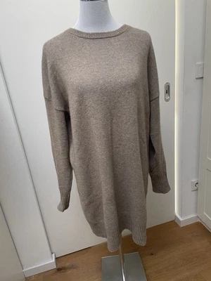 Kaschmirkleid Kleid 100% Kaschmir Max Tonso Taupe L wie neu - Bild 1 von 4