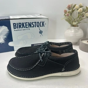 Birkenstock Pasadena Gamuza Sin usar, en caja, Zapato Nubuk Negro Hombres 13/EU 46 NUEVO SIN CAJA - Imagen 1 de 10