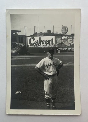 Circa 1940s Fenway Park Snapshot Photo Boston Red Sox The Green Monster - Image 1 of 4