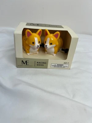Modern Expressions ME Pembroke Welsh Corgi Racing Dogs Wind Up Pups Funny Gift - Image 1 of 4