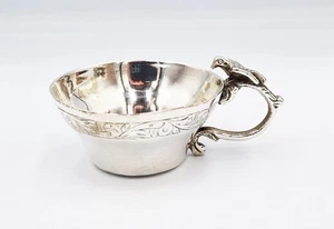 19TH CENTURY OTTOMAN TURKISH SOLID SILVER SMALL COFFEE CUP - Picture 1 of 7