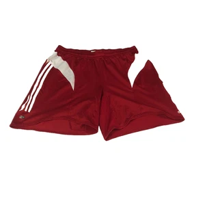 Adidas Hombre Blanco Rayas Pantalones Cortos de Entrenamiento XL Rojo - Imagen 1 de 11