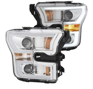 Anzo USA 111358 Projector Headlight Set Fits 15-17 F-150 Chrome/Amber - Bild 1 von 12