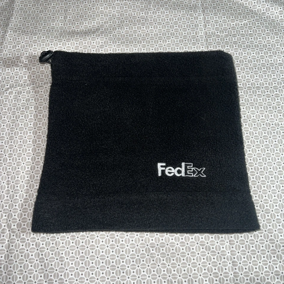 FedEx Men's Neck Gaiter Warmer Fleece Cover Mask Winter Cold Gear Truck Driver - Image 1 of 4
