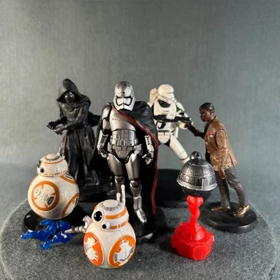 Star Wars The Force Awakens Cake Topper PVC Figure Lot Kylo Ren Phasma BB-8 - Image 1 of 4