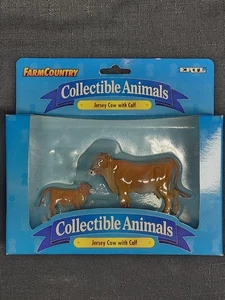 Vintage ERTL Farm Country Collectible Animal's- Jersey Cow With Calf- NEW! #4507 - Picture 1 of 7