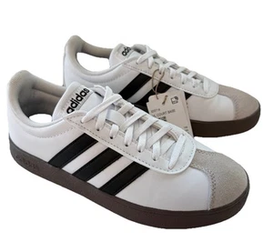 Adidas VL Court Base Sneaker Weiß / Schwarz Größe UK 4,5 NEU - Bild 1 von 6