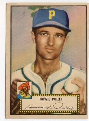 1952 Topps #63 Howie Pollet  Red Back - VG - Set Break - Image 1 of 2
