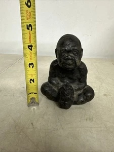 Original Americana Seated Male Statue Sculpture Figure Figurine - Picture 1 of 6