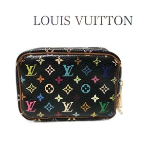 LOUIS VUITTON Wapity Pouch Multi Monogram Tela Astuccio Cosmetico Autentico - Foto 1 di 11