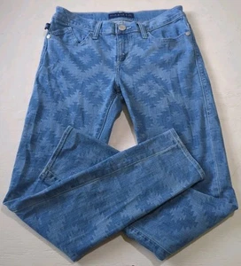 Rock & Republic Berlin Skinny Stretch Jeans All Over Print Light Wash 8  EUC - Picture 1 of 9