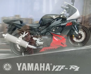 New - NewRay Road Rider Collection 1:12 Die-Cast Metal  Yamaha  Black/Red YZF-R1 - Picture 1 of 7