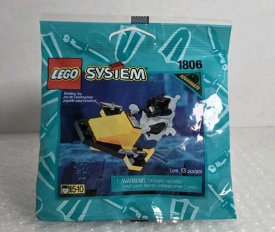 LEGO Sistema Aquazone Scooter Subacuático 1806 Aquanauts Nuevo NISB Polybag  Foto 1 de 4