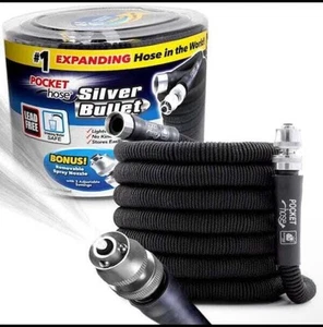 3/4 in. Dia x 75 ft. Heavy Duty Lightweight Expandable Outdoor Garden Water Hose - Picture 1 of 7