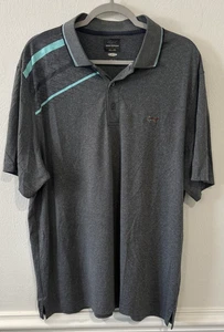 GREG NORMAN GOLFSHIRT KURZARM GRAU HELLBLAU GR XL - Bild 1 von 3