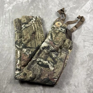 Red Head Silent Hide Bibs Youth XL Camouflage Overalls Hunting Quilted Lined - Picture 1 of 7