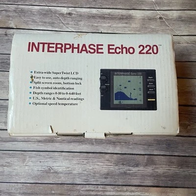 INTERPHASE Echo 220 Fishfinder | UnTested/ AS-IS - Image 1 of 4