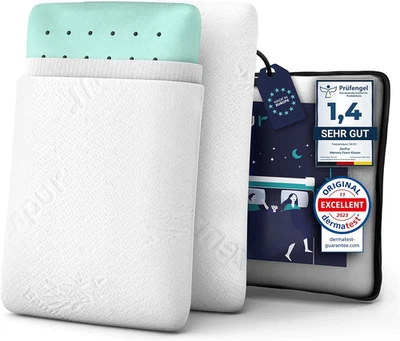 Cuscino Memory Foam Ortopedico, Ergonomico, Antibatterico Con Fodera in Fibra Di - Immagine 1 di 4