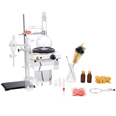 Essential Oil Distillation Kit 500ml Distillation Apparatus 33 pcs Set - Image 1 of 4