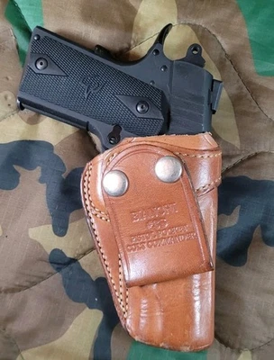 Bianchi 38 Colt Commander 4.25 In 1911 Iwb Leather Right-hand Holster - Image 1 of 4