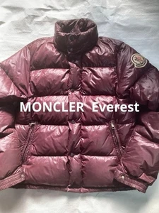 MONCLER Out of print Puffer Jacket Everest size1 burgundy - Picture 1 of 11