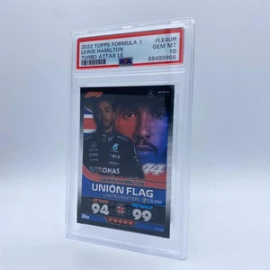 PSA 10 - Lewis Hamilton - Union Flag # LE4UR - Picture 1 of 4