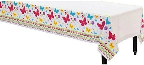 Cubierta de mesa de plástico Celebrate Spring vajilla decoración (1 pieza), multicolor Foto 1 de 1