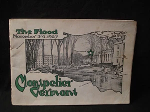 1927 MONTPELIER VERMONT FLOOD PHOTO BOOKLET - Picture 1 of 7