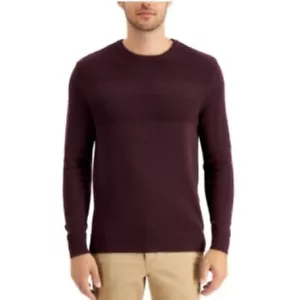 Club Room Mens Cotton Solid Textured Crewneck Sweater pullover XXL - Picture 1 of 10