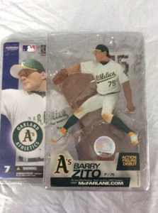 Barry Zito #75 Oakland Athletics 2003 6" Action Figure MLB McFarlane Series 7 - Picture 1 of 7