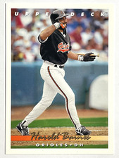 HOFer HAROLD BAINES Baltimore Orioles 1993 Upper Deck Baseball Card #765