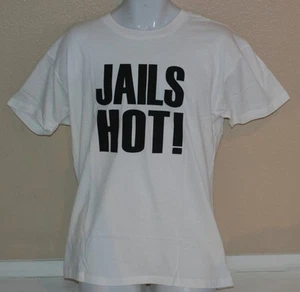 LO ÚLTIMO JAILS Hombres Adulto Mangas Cortas CAMISETA BLANCA ALGODÓN Ropa de Siguiente Nivel XL Nueva - Imagen 1 de 1