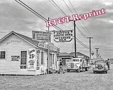 1942 Texas Roadside Stand Petty's Drive Inn Photo