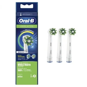 3 Testine di ricambio originali Oral-B CrossAction CleanMaximiser - Foto 1 di 1