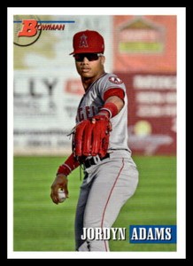 2021 Bowman Heritage Jordyn Adams  Prospect 228 Los Angeles Angels