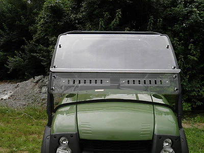 Kawasaki Mule 600/610 Lexan Windshield w/ Loop Clamps & Vents - Image 1 of 4
