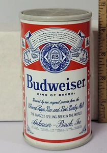Budweiser Plastic Beer Can AM Radio Working Flat Pull Tab Top Rare Vintage - Picture 1 of 12
