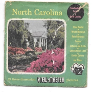 NORTH CAROLINA The Tarheel State View-Master PKT S3, Mitte der 1950er Jahre - Bild 1 von 5