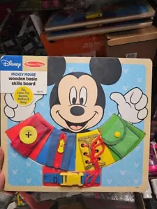 Melissa e Doug Disney Topolino Club tavola abilità base in legno ottime condizioni - Foto 1 di 1
